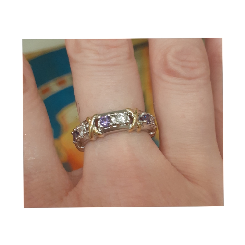 💋NEW CZ EMBELLISHED RING - Picture 6 of 11